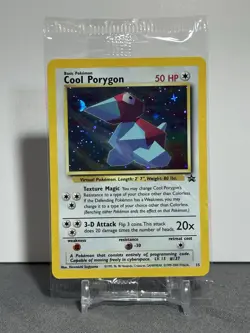 Pokemon COOL PORYGON Black Star Promo Card #15 HOLO Rare SEALED in Pack WOTC NM - Image 1