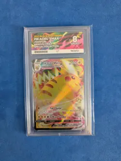 Pokemon Pikachu TCG VMAX SWSH286 Black Star Promo Ace 8 - Image 1