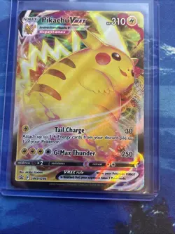 Pokemon TCG Pikachu VMAX SWSH286 Black Star Promo NM - Image 1