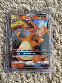 Pokemon TCG Charizard GX Hidden Fates Holo Ultra Rare Card 9/68 - Image 1