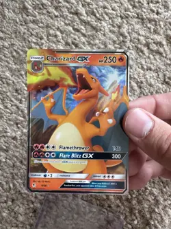 Pokemon TCG Charizard GX Hidden Fates Holo Ultra Rare Card 9/68 - Image 3