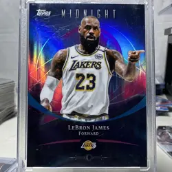 Topps 2025-26 Midnight LeBron James Lakers NBA Insert #40 Basketball Card - Image 1