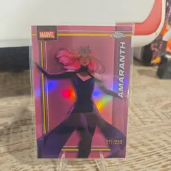 2026 Topps Chrome Marvel Pink Refractor Parallel Card 004 | Amaranth 71/250 - Image 1