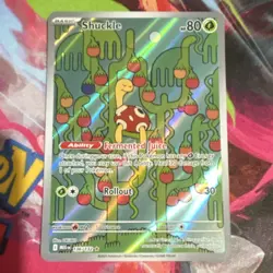 Mega Evolutions Shuckle 136/132 Holo Illustration Rare Eng 80 HP - Image 1