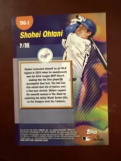 2026 Topps Series 1 - Titans of the Game Shohei Ohtani #TOG-1 - Image 2