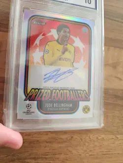 2021 Topps Finest Jude BELLINGHAM Rookie Card /99 On Card Auto! MGC GEM MINT 10 - Image 1