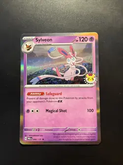 💥 2025 Pokemon Day Stamped Sylveon 040/131 Holo Foil Exclusive Promo Card 💥 - Image 1
