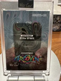 🔥Wild Card Alumination Just the Hits Groovin' Drew Brees 1/1 Football 2026🔥 - Image 2