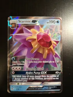 NEAR MINT - Starmie GX 14/68 - Hidden Fates - Half Art - Pokemon Card - Image 1