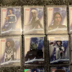 Topps Chrome Marvel Studios Shiny Refractor Bundle Lot of 13 Cards - Image 2