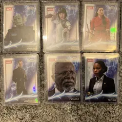 Topps Chrome Marvel Studios Shiny Refractor Bundle Lot of 13 Cards - Image 4