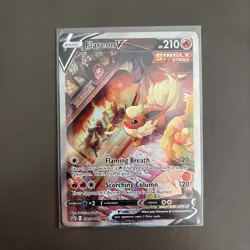 Flareon V SWSH179 Promo SWSH Alternate Art Pokemon - Image 1
