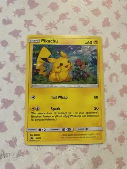 Pokemon Pikachu TCG SM86 Black Star Promo Holo Card - Image 1