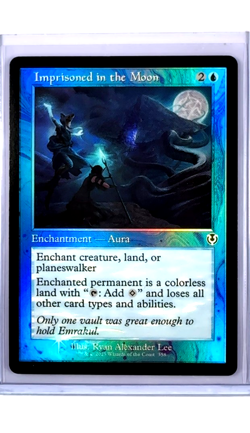 MTG Magic The Gathering Innistrad Remastered Retro Foil Imprisoned in the Moon - Image 1