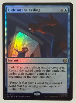 Hide on the Ceiling Foil - Marvel's Spider-Man MTG - Image 1