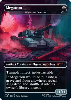 Megatron - Blightsteel Colossus [Secret Lair Drop Series] NM - Magic - Image 2
