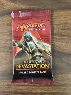 MTG Hour of Devastation Booster Pack - New English Sealed Magic The Gathering - Image 1