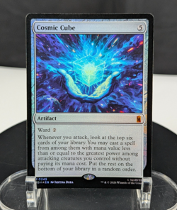 MTG Cosmic Cube FOIL NM Marvel Super Heroes MSH #0245 Mythic - Image 1