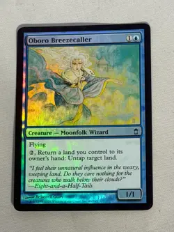 MTG FOIL Oboro Breezecaller Saviors of Kamigawa Magic the Gathering - Image 1