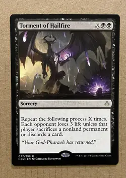 Magic: The Gathering Torment of Hailfire Rare Sorcery Hour of Devastation 077 - Image 1