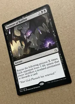 Magic: The Gathering Torment of Hailfire Rare Sorcery Hour of Devastation 077 - Image 2