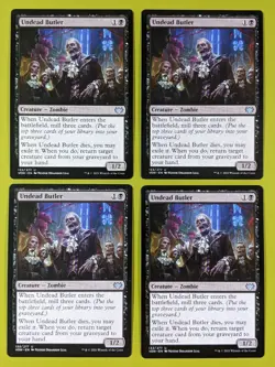 Undead Butler x4 Innistrad: Crimson Vow 4x Magic the Gathering MTG - Image 1