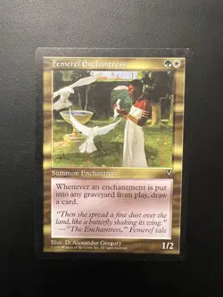 Mtg Femeref Enchantress Visions G/W Enchantment - Image 1