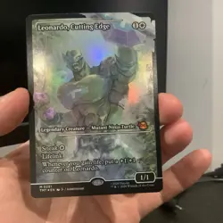 Leonardo Cutting Edge Foil #0281 - Magic the gathering (mtg) TMNT - Image 1