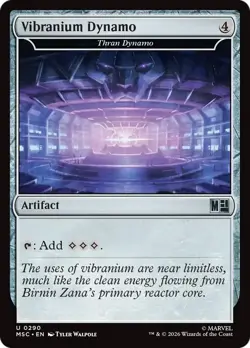 Vibranium Dynamo {Thran Dynamo} - #290 - CMR: Marvel Super Heroes - CUC NM MTG - Image 1