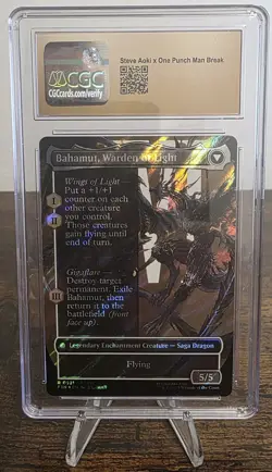 💎 CGC Pristine 10 Dion, Bahamut's Dominant Borderless Surge Foil #521 💎 - Image 2