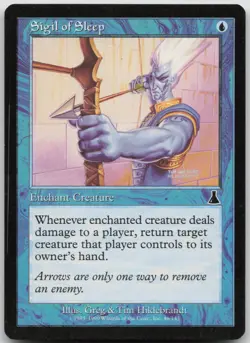 MP Sigil of Sleep 46 Common Urza's Destiny Magic: The Gathering 1999 - Image 1