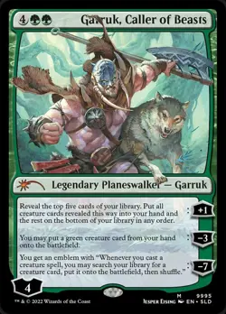 Garruk, Caller of Beasts (9995) x1 - Secret Lair Drop Series - NM-Mint, English - Image 1