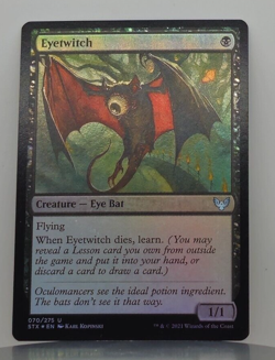 Foil - Eyetwitch - Strixhaven: School of Mages - STX - 70/275 - MTG - Image 1