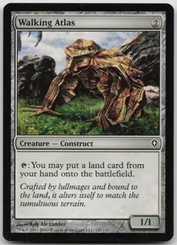 LP Walking Atlas 131 Common Worldwake Magic: The Gathering 2010 - Image 1
