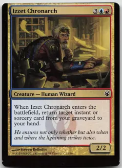 LP Izzet Chronarch 11 Common Duel Decks: Izzet vs. Golgari Miscut Misprint MTG - Image 1