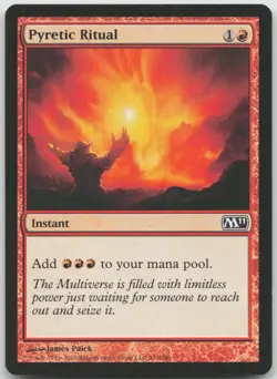 LP Pyretic Ritual 153 Common Magic 2011 (M11) Magic: The Gathering 2010 - Image 1