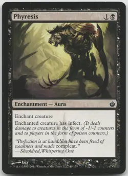 LP Phyresis 49 Common Mirrodin Besieged Magic: The Gathering 2011 - Image 1