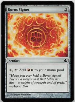 LP Boros Signet 243 Common Commander Magic: The Gathering 2011 - Image 1