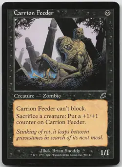 LP Carrion Feeder 59 Common Scourge Magic: The Gathering 2003 - Image 1