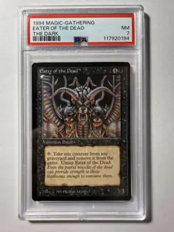 Eater of the Dead The Dark 1994 MTG PSA 7 NM Near Mint Vintage - Image 2
