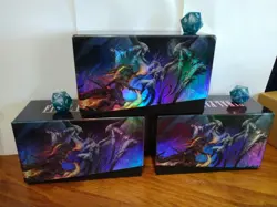 Magic The Gathering Final Fantasy EMPTY Gift Bundle Box with D20 Life Counter - Image 1