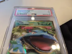 2016 POKEMON XY EVOLUTIONS 1 VENUSAUR EX PSA 5 - ERROR Card CRIMPED 1 of 1 - Image 3