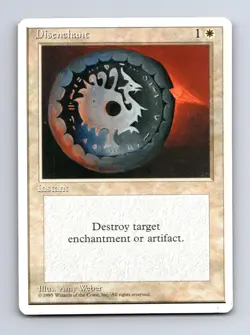 Disenchant Common Fourth Edition Magic: The Gathering Lightly Played - Image 1