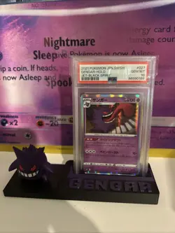 2021 Pokemon Japanese SWSH Gengar- Holo Jet- Black Spirit 027/070 PSA 10 GEM MT - Image 1