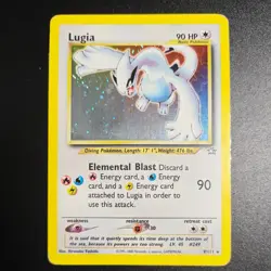 Pokemon Lugia Neo Genesis Holo 9/111 Unlimited Rare Mp - Image 1