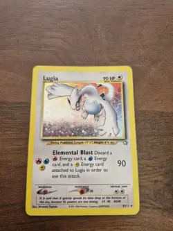 Lugia TCG Neo Genesis Unlimited Holo Rare Pokemon Card 9/111 LP - MP - Image 1
