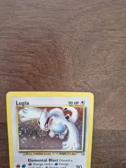 Lugia TCG Neo Genesis Unlimited Holo Rare Pokemon Card 9/111 LP - MP - Image 3