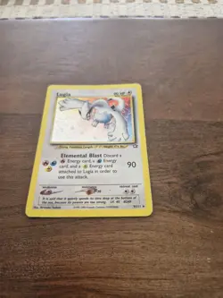 Lugia TCG Neo Genesis Unlimited Holo Rare Pokemon Card 9/111 LP - MP - Image 4