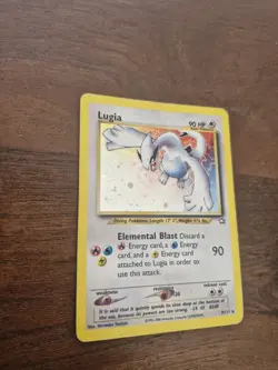 Lugia TCG Neo Genesis Unlimited Holo Rare Pokemon Card 9/111 LP - MP - Image 5