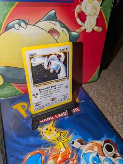 Lugia TCG Neo Genesis Unlimited Holo Rare Pokemon Card 9/111 see pics - Image 1